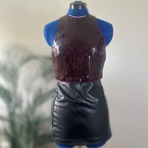 H&M Women's Burgundy Vest